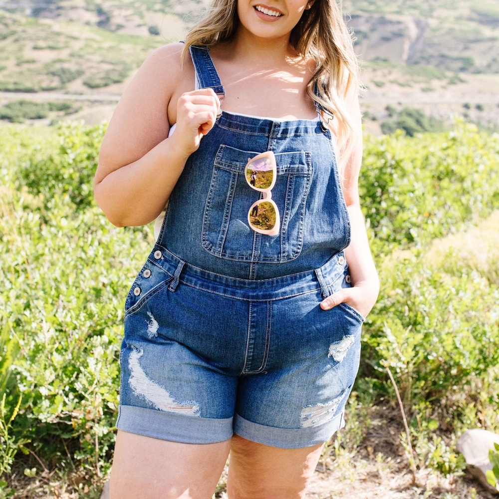 KanCan Shortalls Short Overalls - Picture 9 of 13